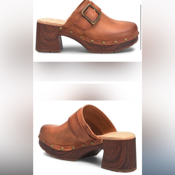 Kork-Ease Shoes - Kork Ease buckled brown clog, 6